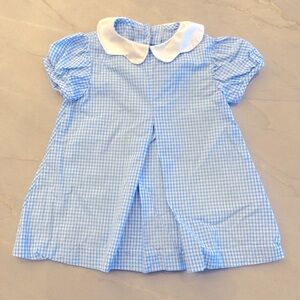 Funtasia! Too… - blue gingham - white ruffle collar - 9M
